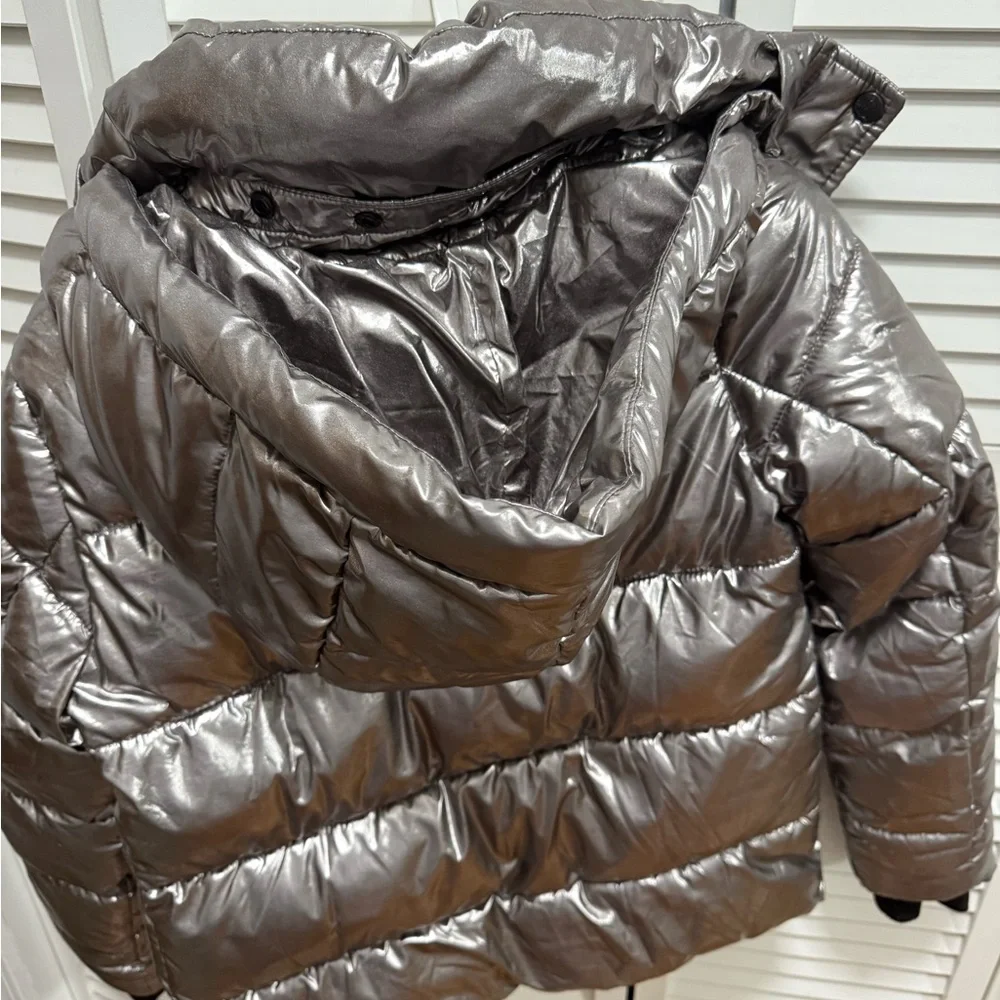 Kids Silver Puffer‎ Jacket